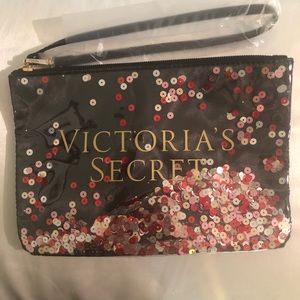 Victoria Secret Sequin Confetti Wristlet